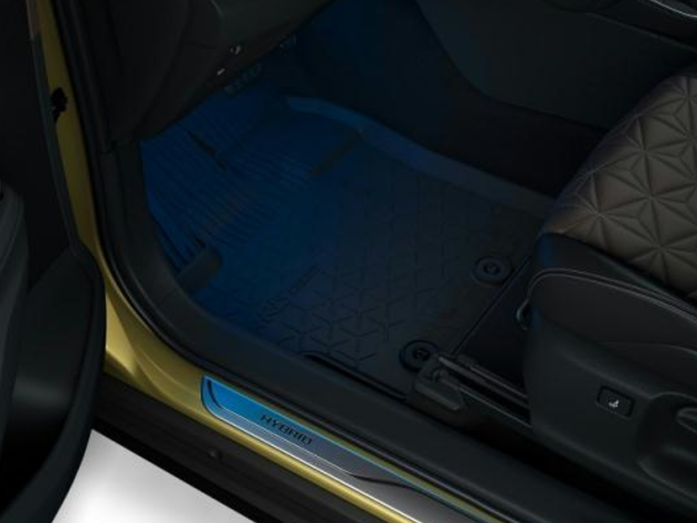 килимки салону (гумові) YARIS CROSS (TOYOTA) (24973)