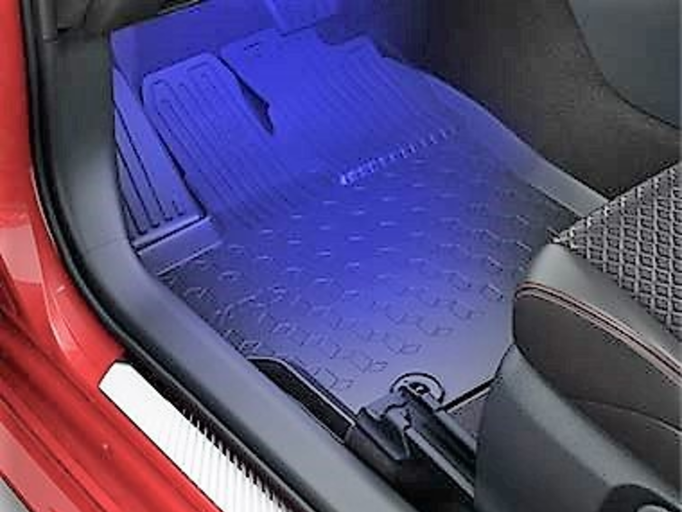 килимки салону гумові Yaris 2020 - (TOYOTA) (25007)