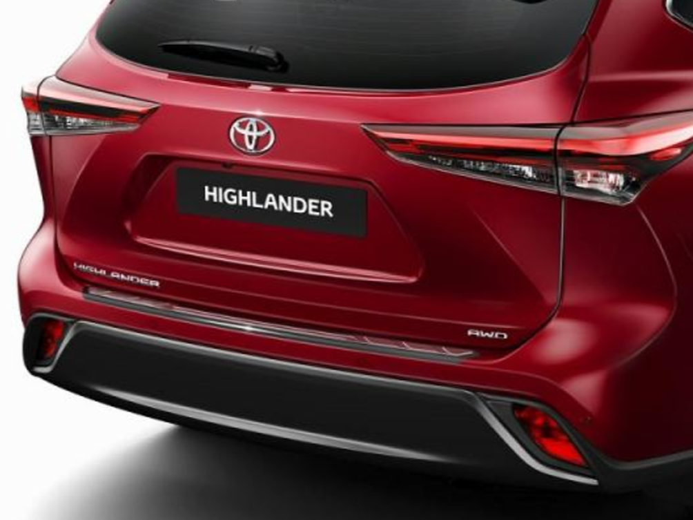 Захисна накладка на задній бампер Highlander 2020+ (TOYOTA) (24855)
