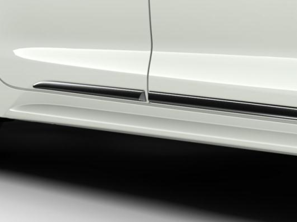 Молдинги дверей хромовані C-HR 2019+ (TOYOTA) (31457)