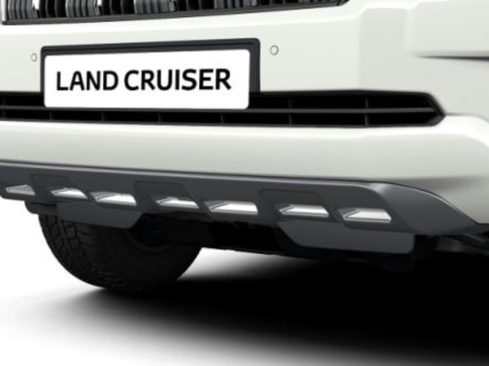 Декоративна накладка переднього бампера LC150 (TOYOTA) (25108)