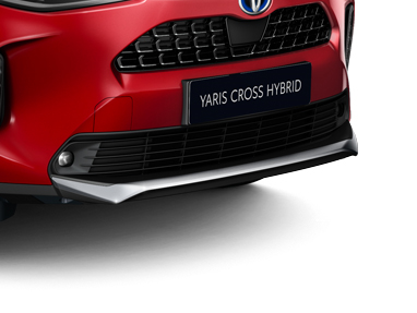 Декоративна накладка переднього бампера Silver (31470)