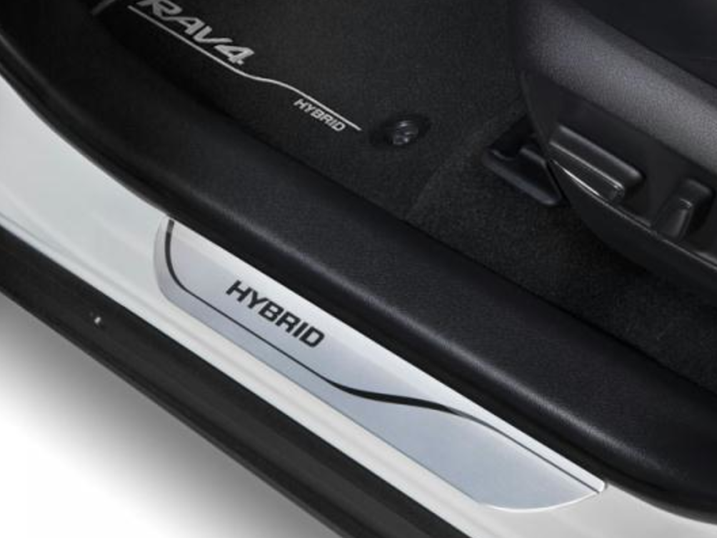 Накладки порогів (к-кт) з логотипом Hybrid (TOYOTA) (31565)