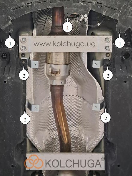 Захист каталізатора C-HR (AX20) АЛЮМІНІЙ 3мм (31636)