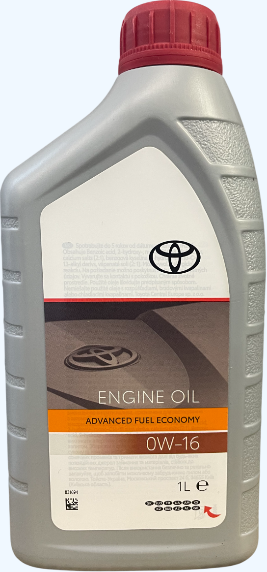 Моторна олива Toyota Engine Oil 0W-16 1л (08880-84081) (37545)