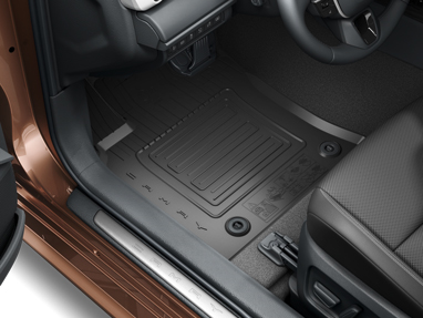 Гумові килимки салона, чорні Сamry 80 виробництво Чехія (34774)