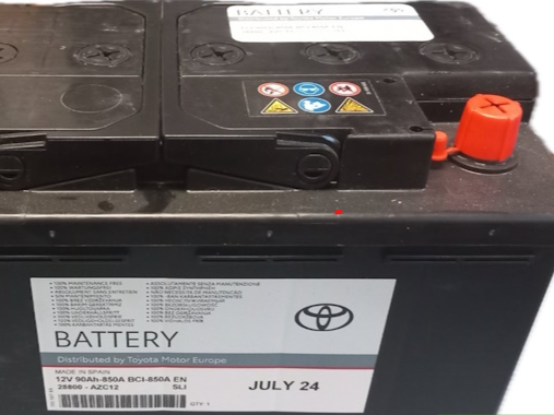 Акумулятор автомобільний 12V 90Ah (TOYOTA) 28800-AZC12 (43437)