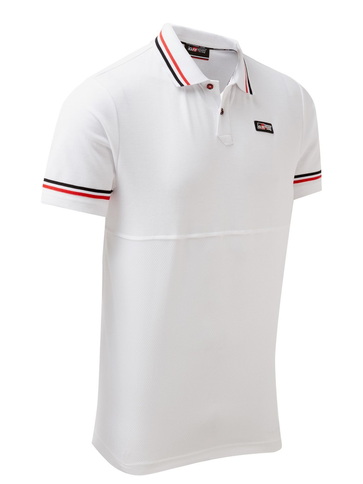 Футболка поло біла чоловіча TOYOTA GAZOO Racing Lifestyle (розмір 2L) (41339)
