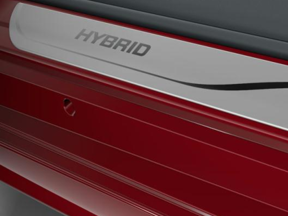 Алюмінієві накладки порогів Hybrid Corolla 2019- (TOYOTA) (24931)