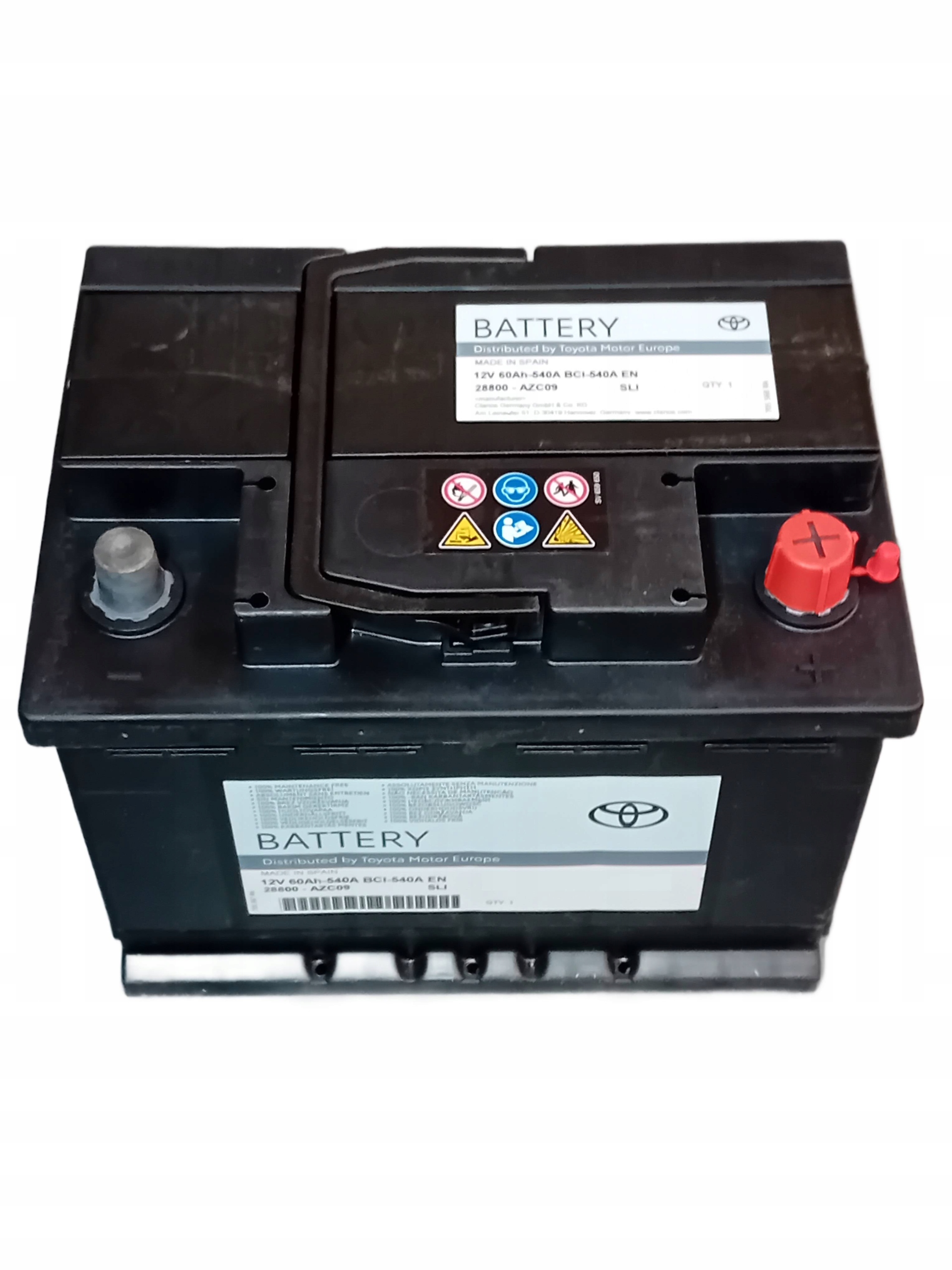 Акумулятор автомобільний 12V 60Ah (TOYOTA) 28800-AZC09 (43433)