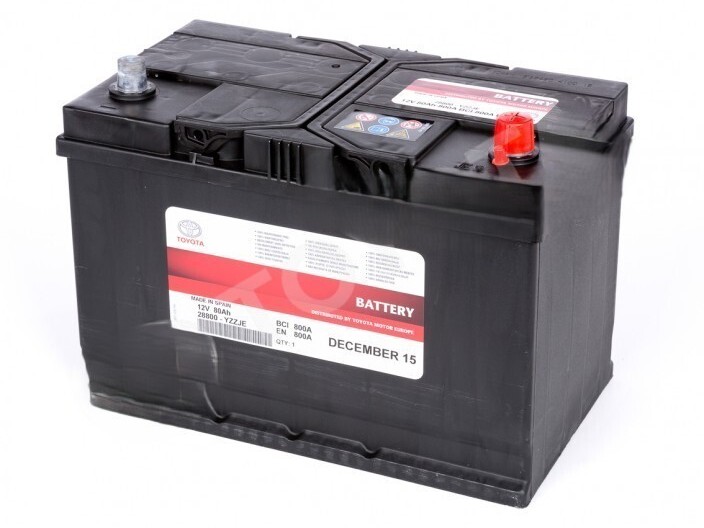 Акумулятор автомобільний 12V 80Ah (TOYOTA) 28800-AZC24 (43440)