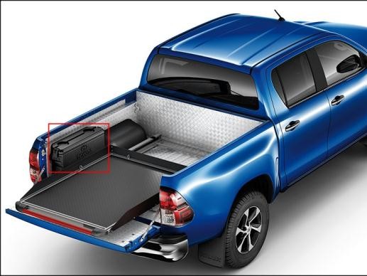 Висувна вантажна платформа кузова з пластиковим покриттям (TOYOTA) (33987)