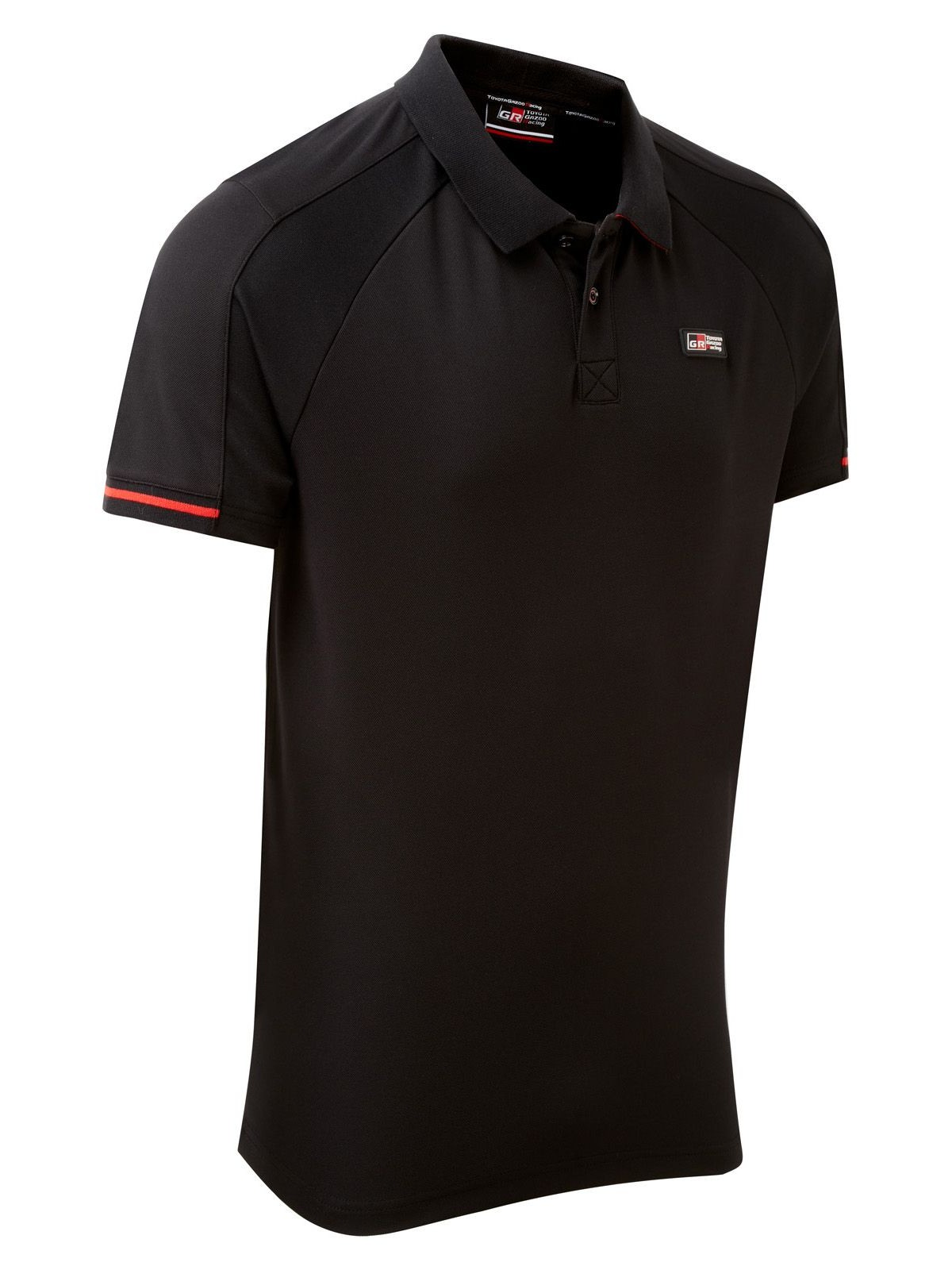 Футболка поло чорна чоловіча TOYOTA GAZOO (розмір XL) (41338)