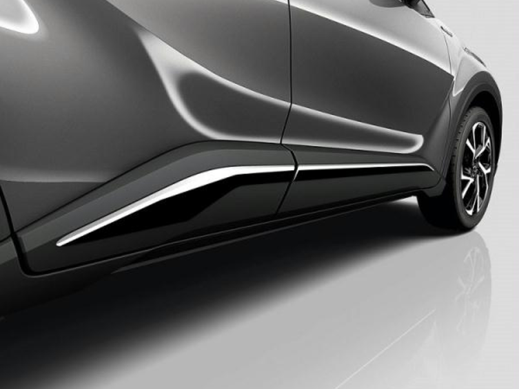 Молдинги дверей хромовані C-HR 2019+ (TOYOTA) (31445)
