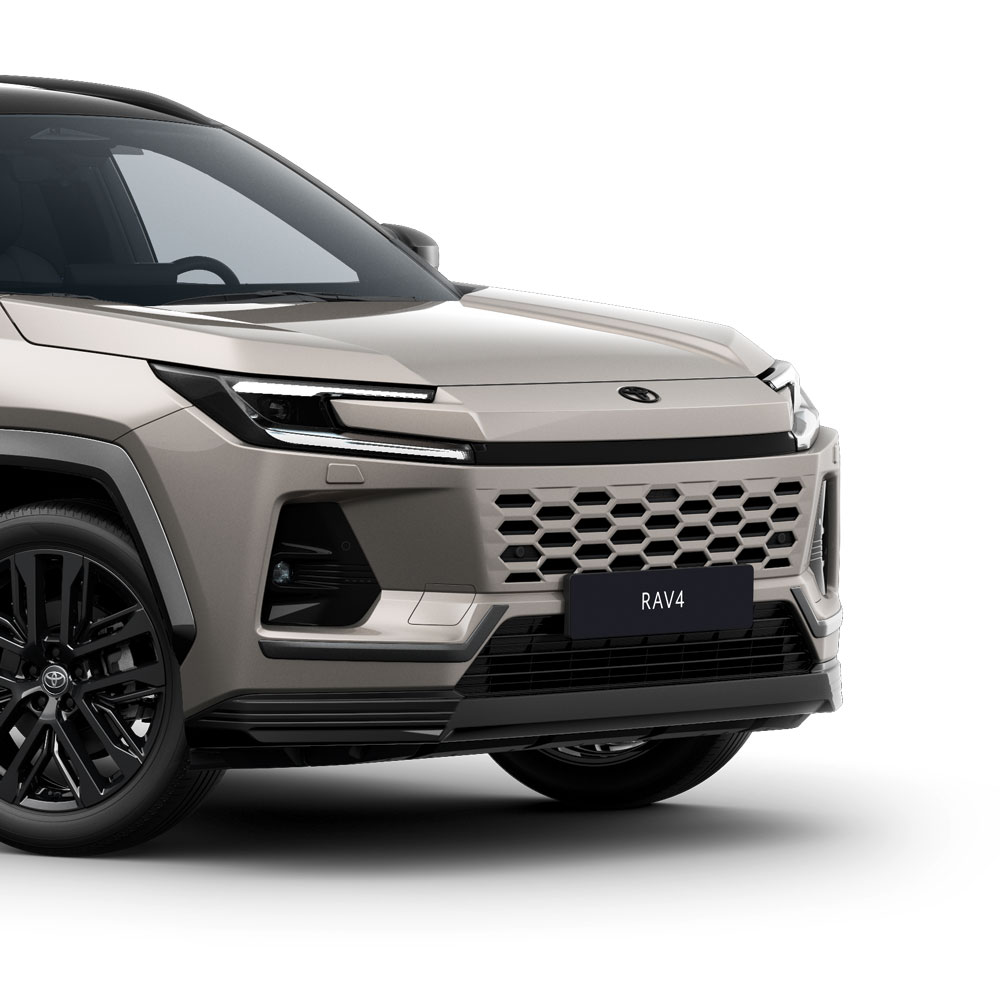 Декоративні накладка переднього бамперу - dark gray metallic (TOYOTA) (52272)